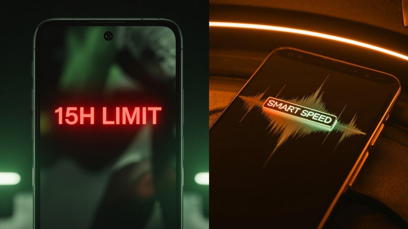 Comparison of Spotify and Overcast interfaces